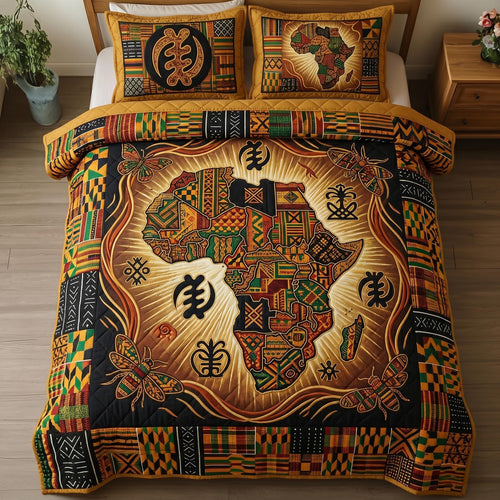 Juneteenth Freedom 3-Piece Quilted Bedding Set GFTOMA10872