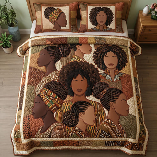 Freedom Roots 3-Piece Quilted Bedding Set GFTOMA10873