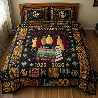 100 Years of Excellence 3-Piece Quilted Bedding Set GFTOMA10880