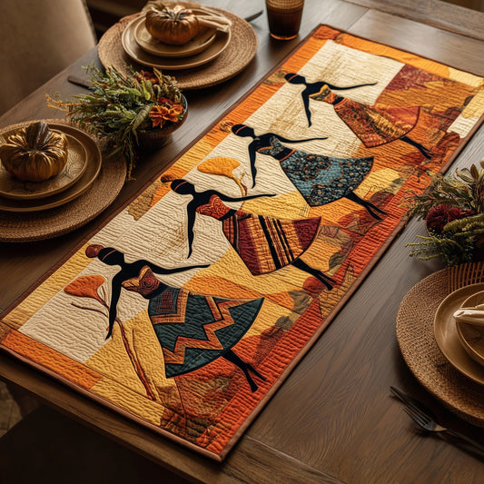 Golden Queens Quilted Table Runner GFTOMA1681