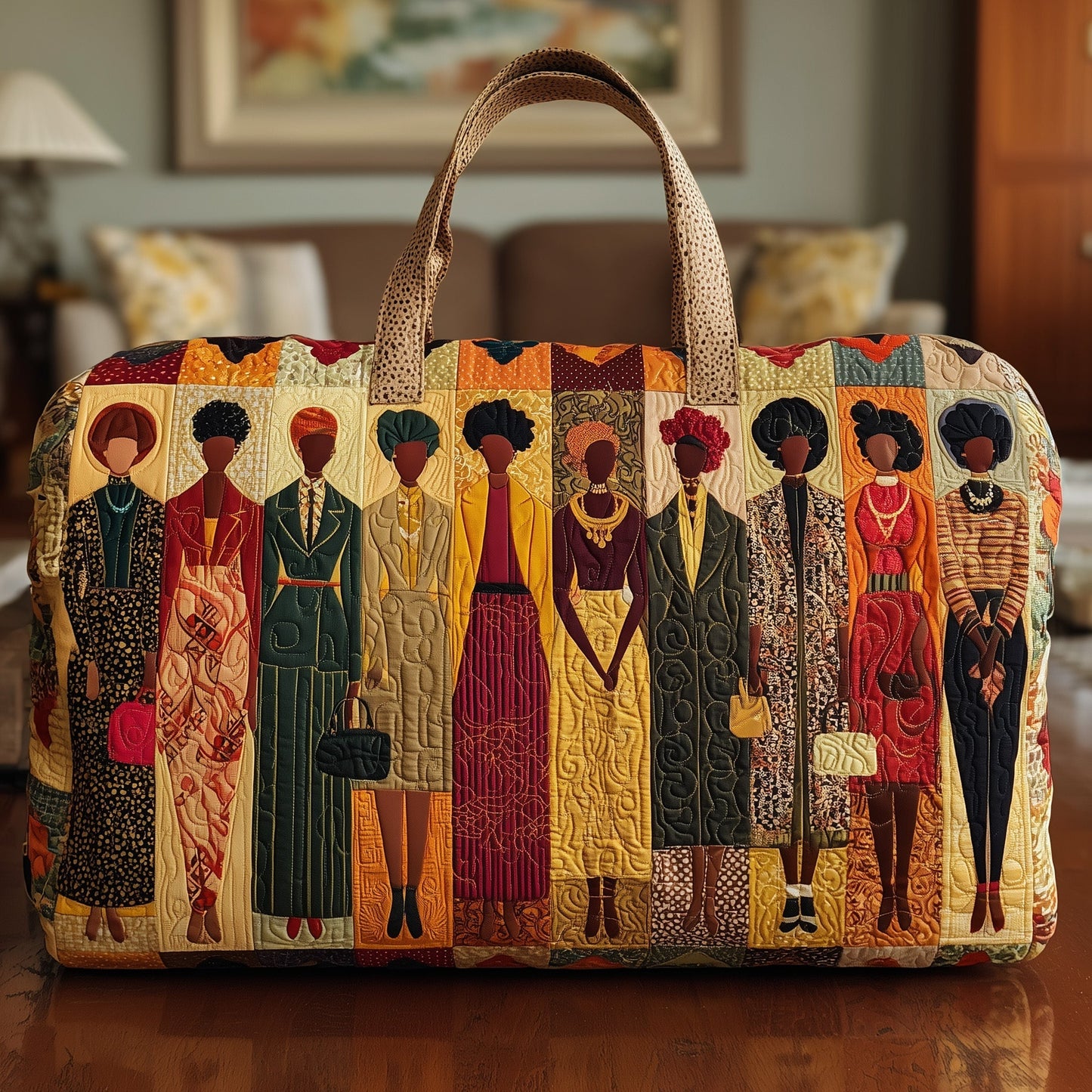 Melanin Quilted Duffle Bag GFTOMA1992
