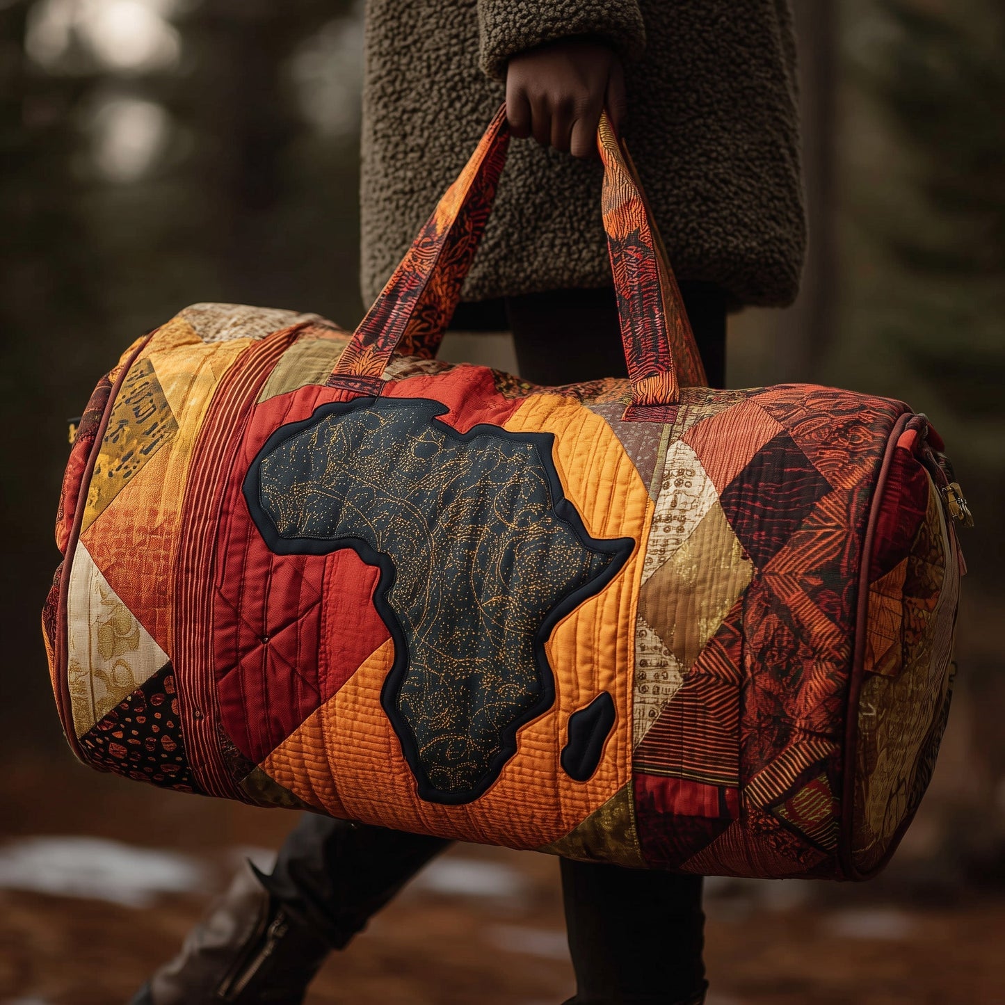African Dream Quilted Duffle Bag GFTOMA3314