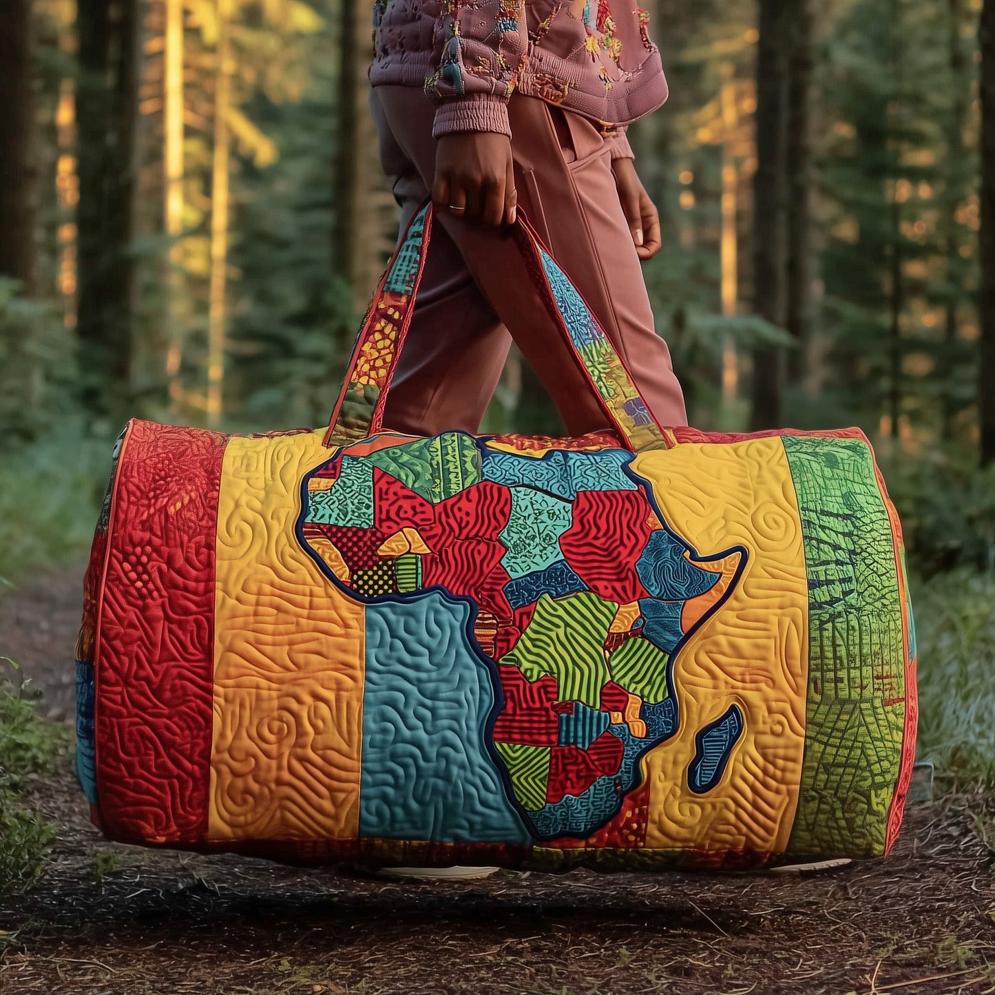 African Dream Quilted Duffle Bag GFTOMA3317