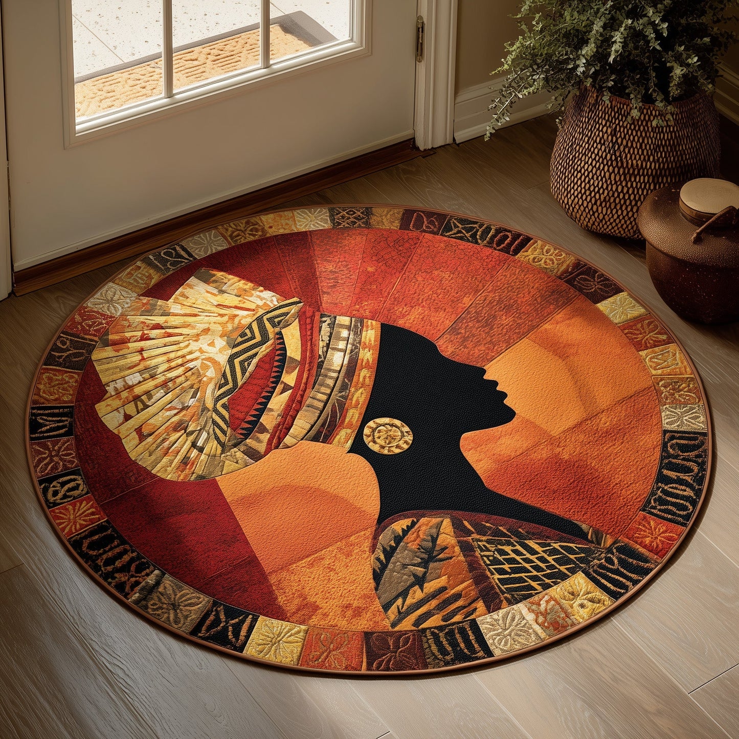 Golden Queens Quilted Round Mat GFTOMA5939