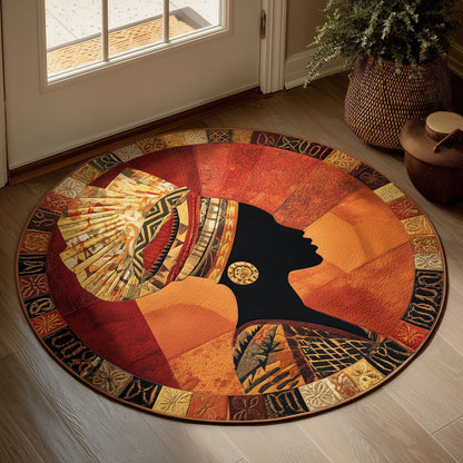 Golden Queens Quilted Round Mat GFTOMA5939