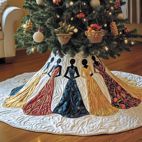 Golden Queens Quilted Tree Skirt GFTOMA6011
