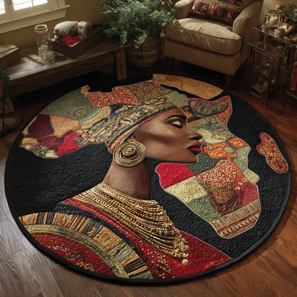 Golden Queens Quilted Round Mat GFTOMA6015