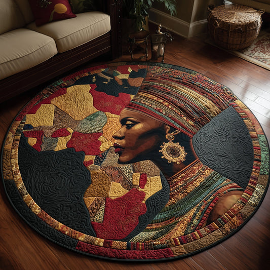 Golden Queens Quilted Round Mat GFTOMA6016