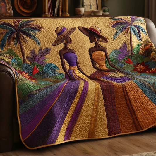 Golden Queens Quilted Sofa Cover GFTOMA6777