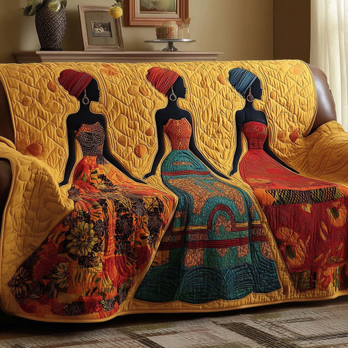 Golden Queens Quilted Sofa Cover GFTOMA6781