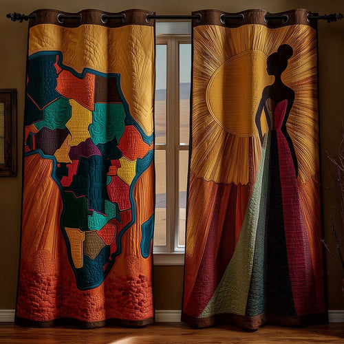 African Dream Quilted Curtains GFTOMA8798