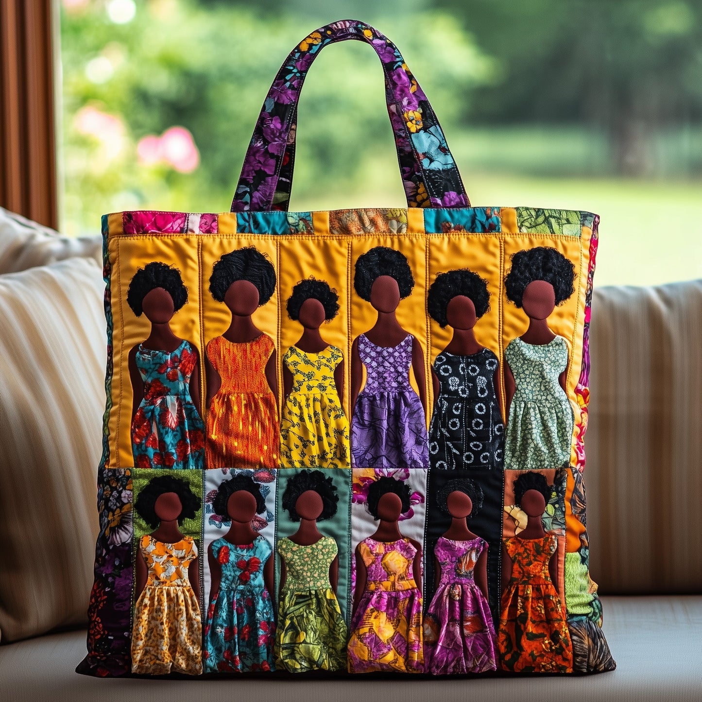 Juneteenth Quilted Tote Bag GFTOMA903
