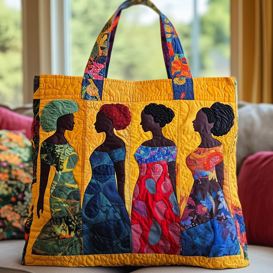Melanin Quilted Tote Bag GFTOMA905