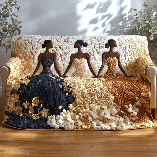Melanin Muse Quilted Sofa Cover GFTOMA9197