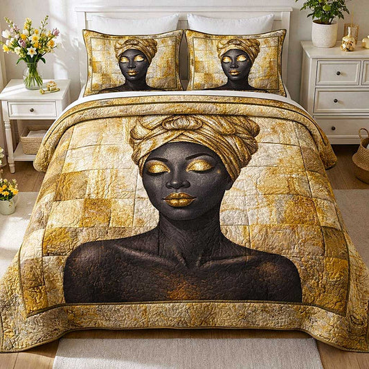 Divine Queen 3-Piece Quilted Bedding Set GFTOMA9727