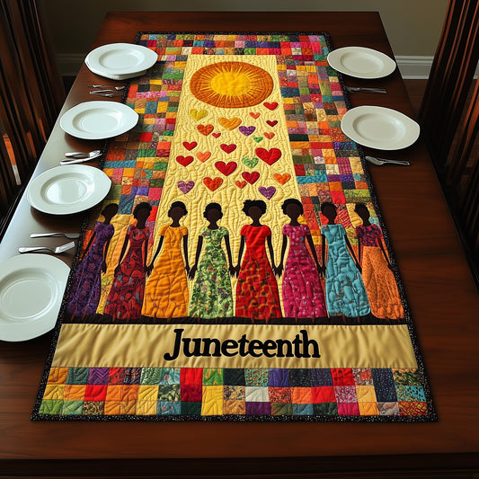 Proud Juneteenth Quilted Table Runner GFTONL4460