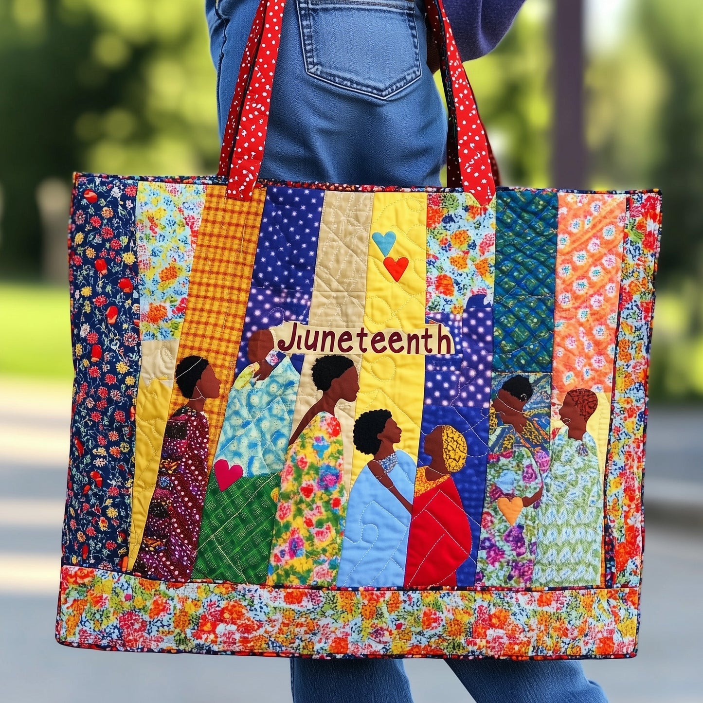 Juneteenth Quilted Tote Bag GFTONL4496