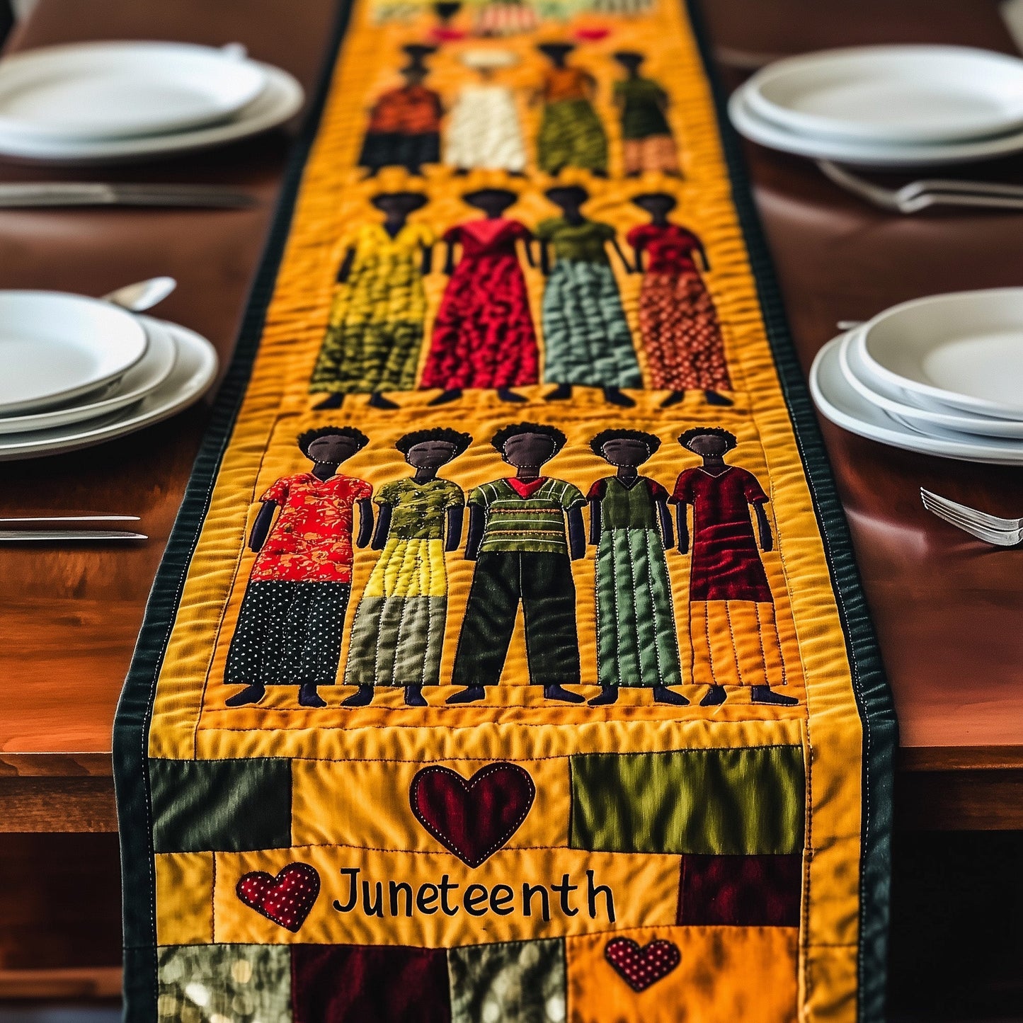 Melanin Majesty Quilted Table Runner GFTONL4526
