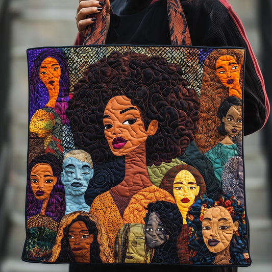 Melanin Magic  Quilted Tote Bag GFTONL4602