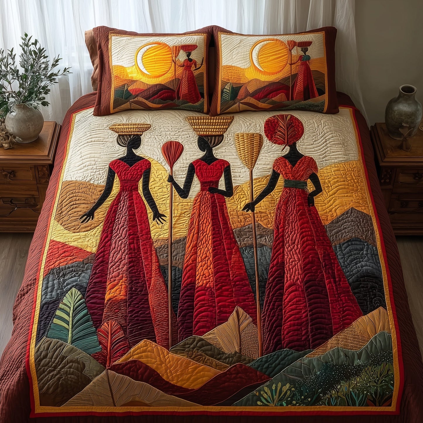 Proud To Rise 3-Piece Quilted Bedding Set GFTONL5597