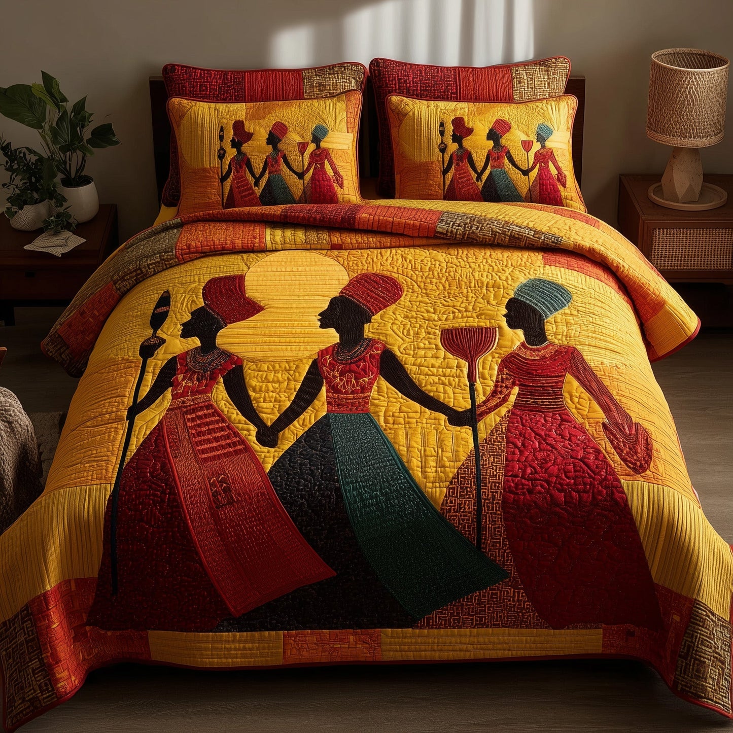 Proud To Rise 3-Piece Quilted Bedding Set GFTONL5598