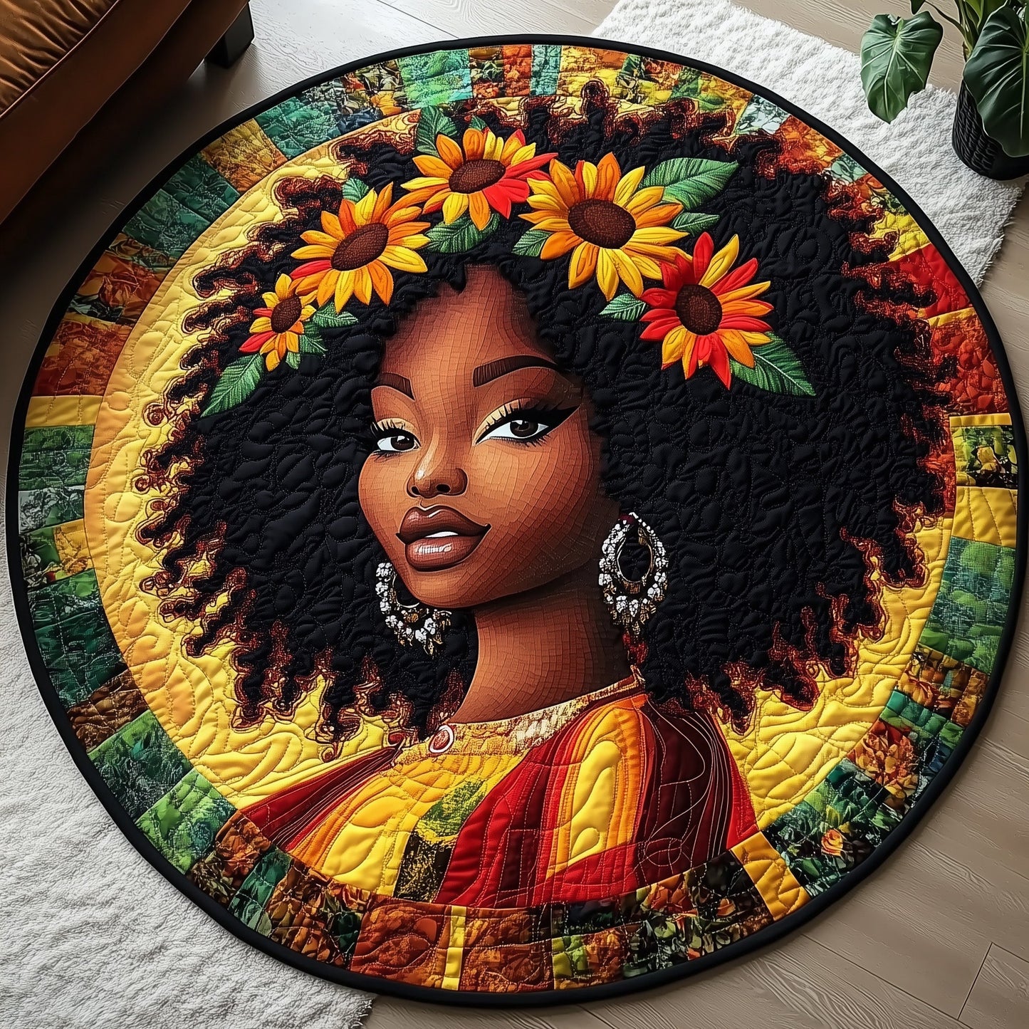 Radiant Heritage Quilted Round Mat GFTONL6805