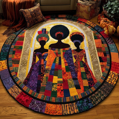 Radiant Queens Quilted Round Mat GFTONL6854
