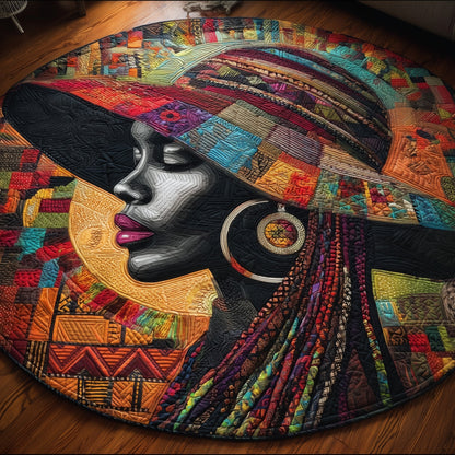 Divine Roots Quilted Round Mat GFTONL6865