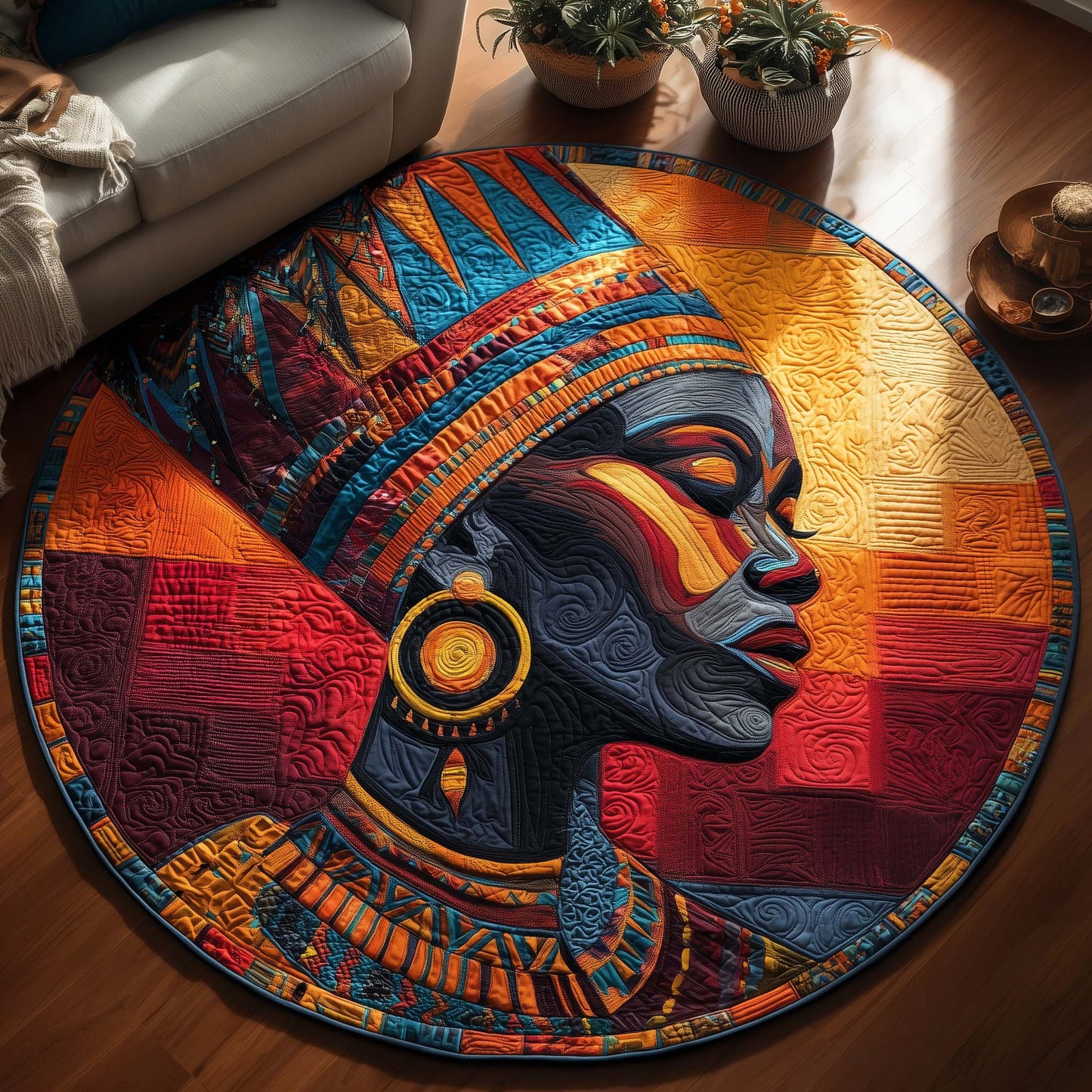 Proud Root Quilted Round Mat GFTONL6944