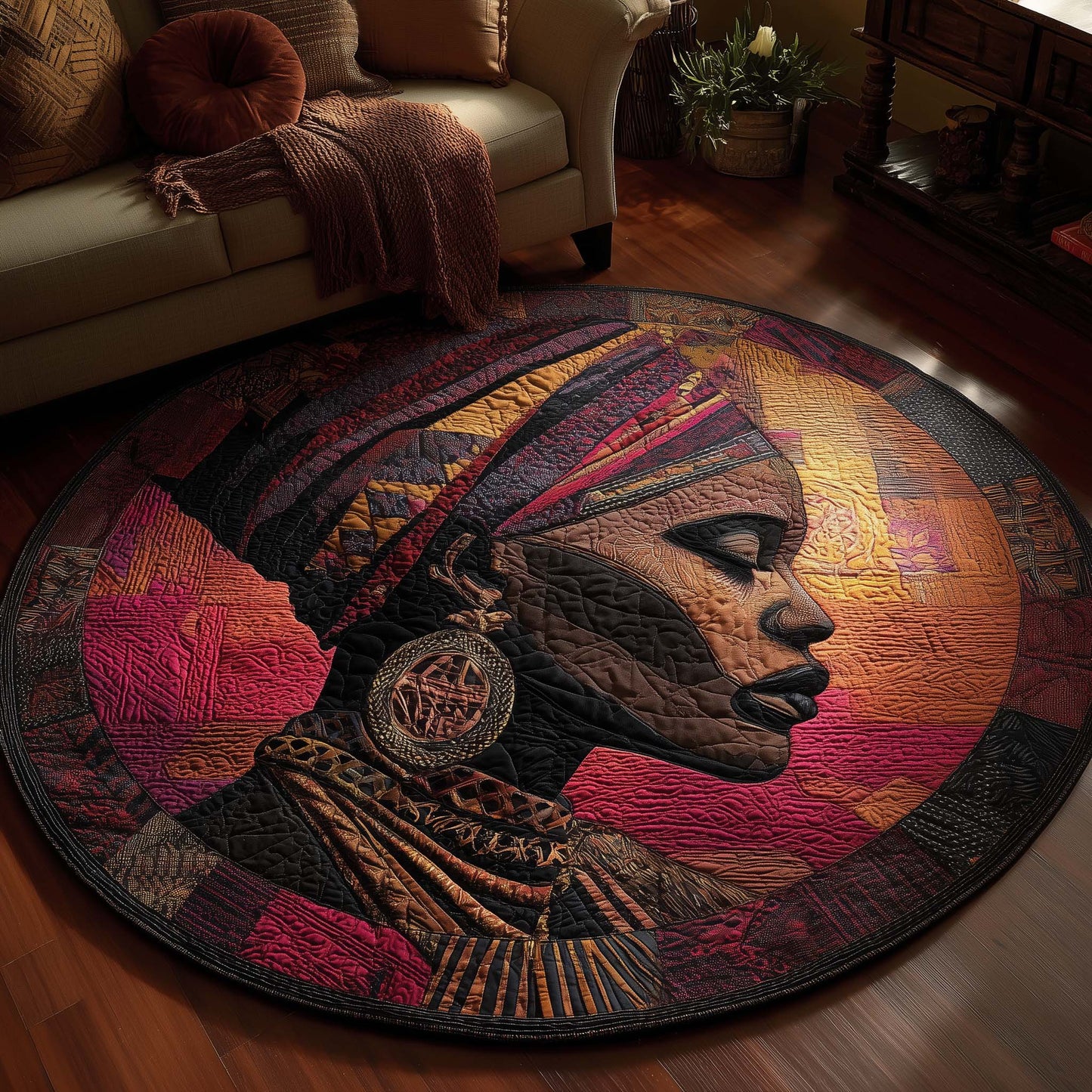 Proud Root Quilted Round Mat GFTONL6948