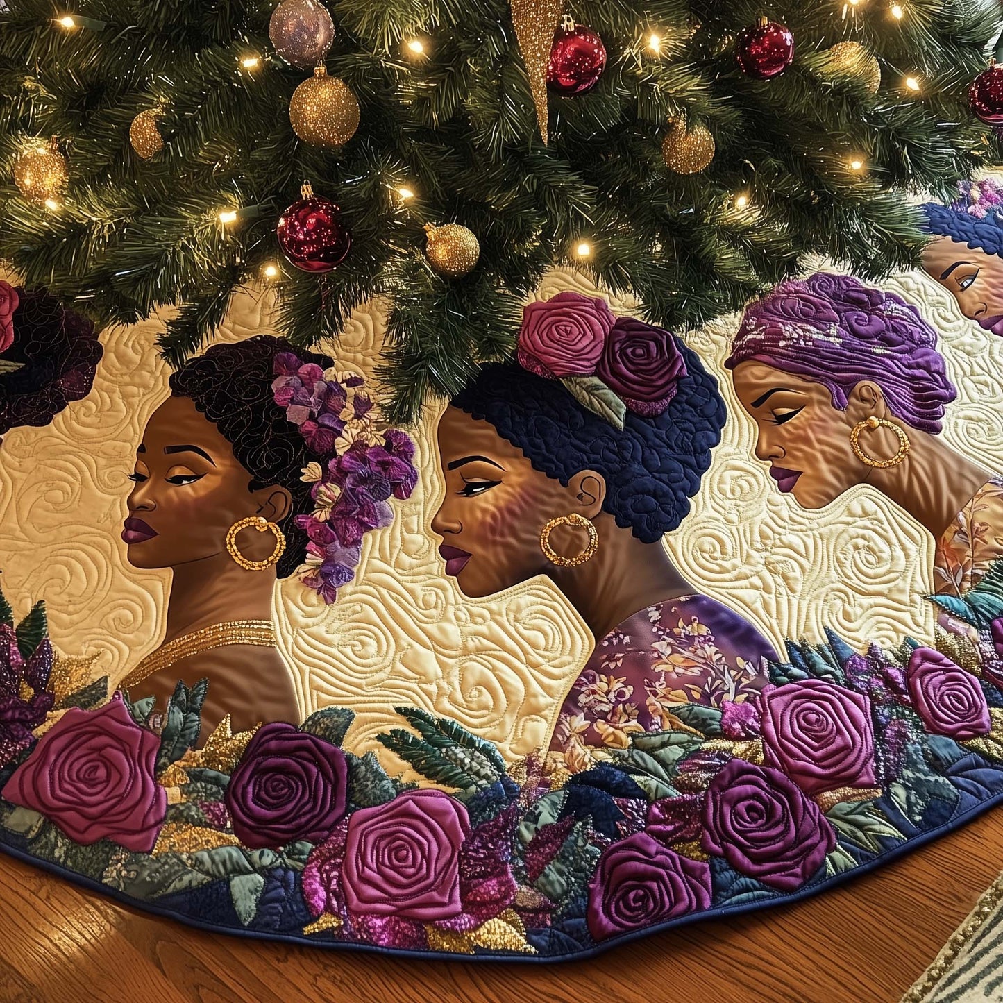 Proud Legacy Quilted Tree Skirt GFTONL7005