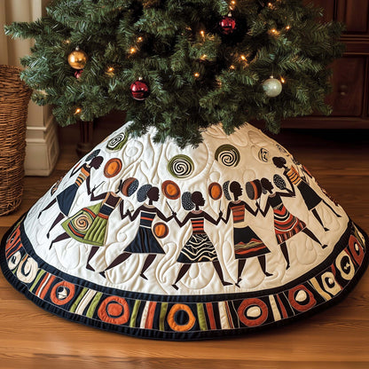 Legacy Tribal Dancing Quilted Tree Skirt GFTONL7023