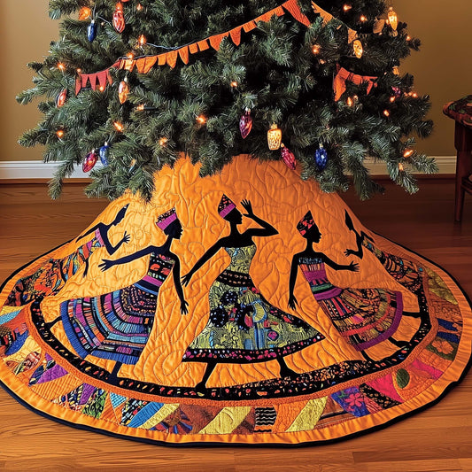 Legacy Tribal Dancing Quilted Tree Skirt GFTONL7027