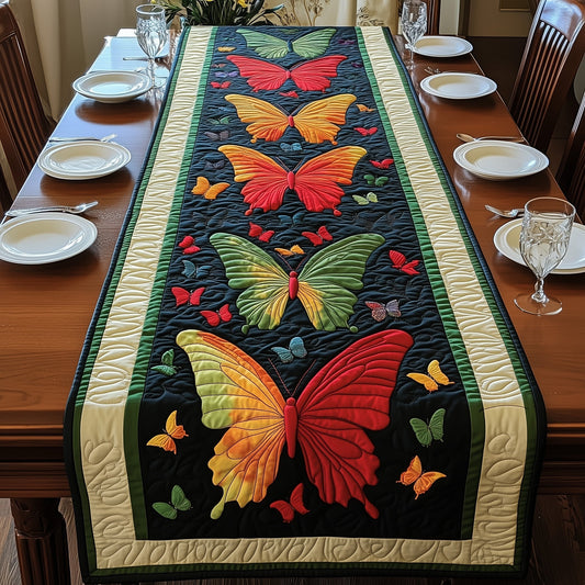 Juneteenth Butterfly Quilted Table Runner GFTONT088