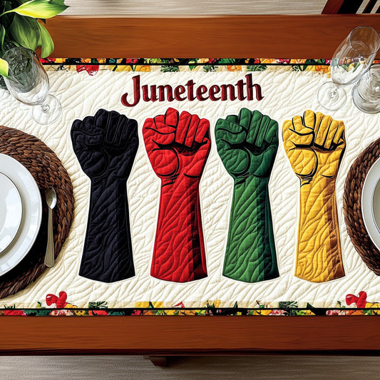 Juneteenth Quilted Table Runner GFTONT097