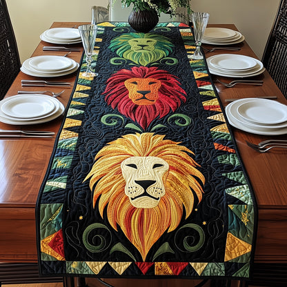 Juneteenth Lion Quilted Table Runner GFTONT105