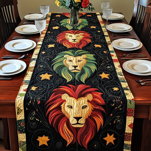 Juneteenth Lion Quilted Table Runner GFTONT107