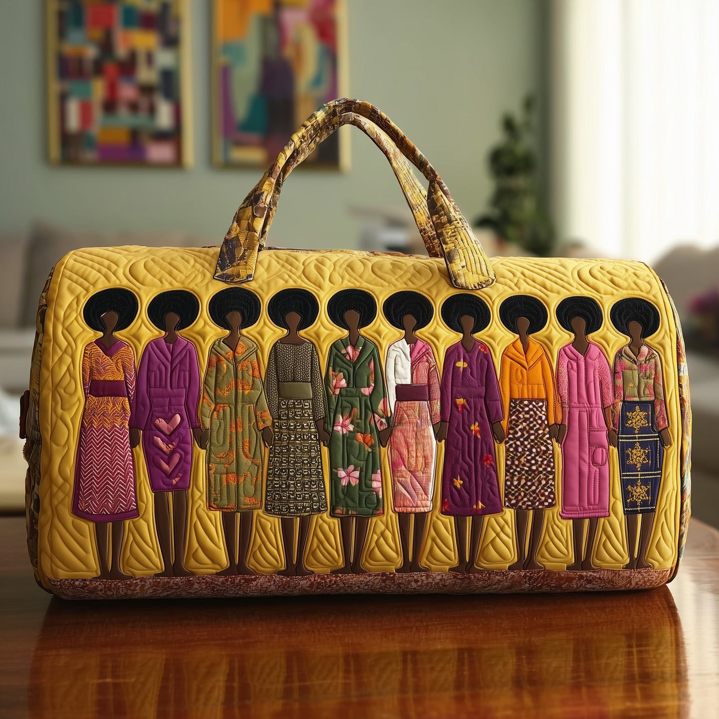 Melanin Quilted Duffle Bag GFTONT2333