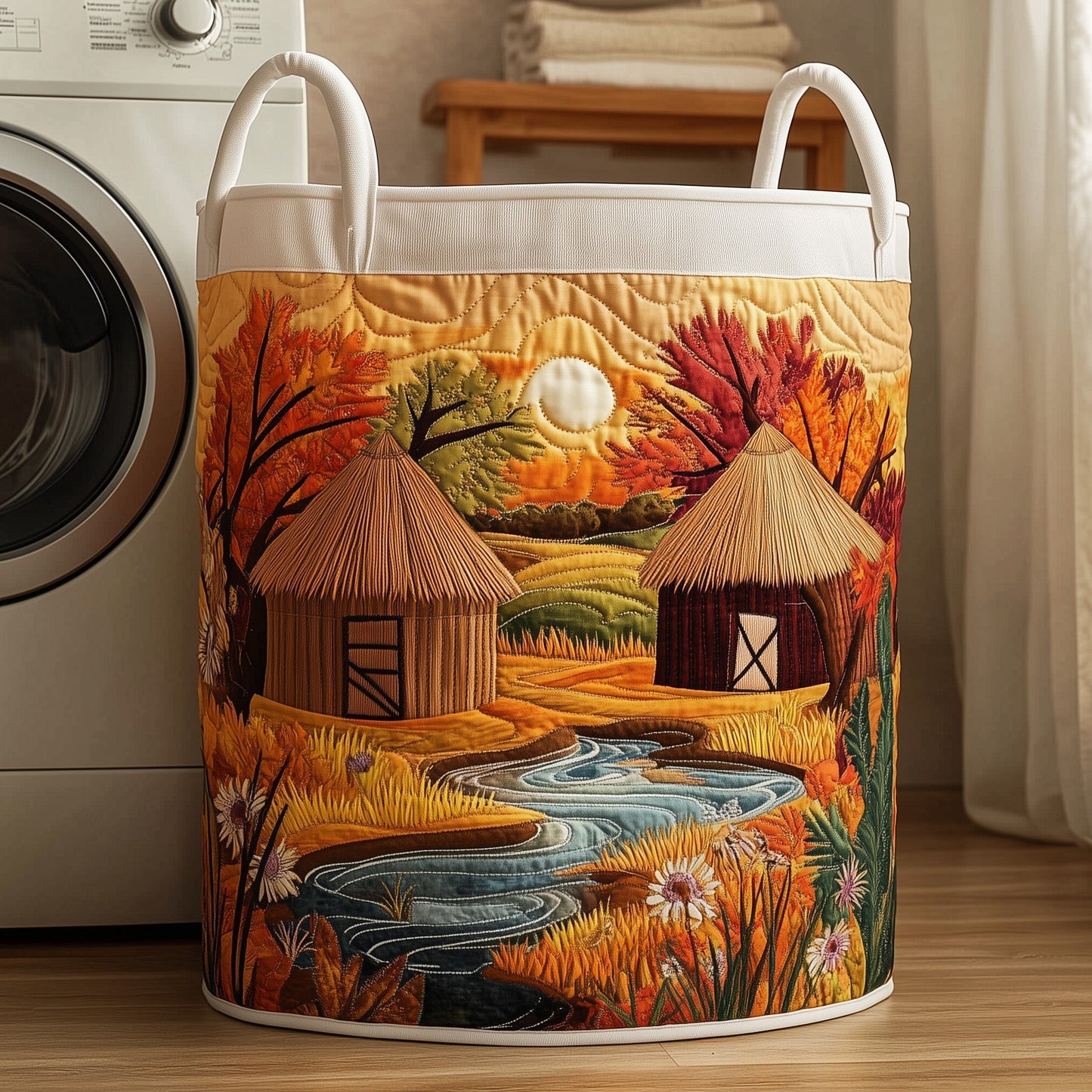 Ancestral Grounds Quilted Laundry Basket GFTONT3109