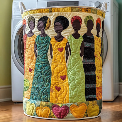 Melanin Quilted Laundry Basket GFTONT3216