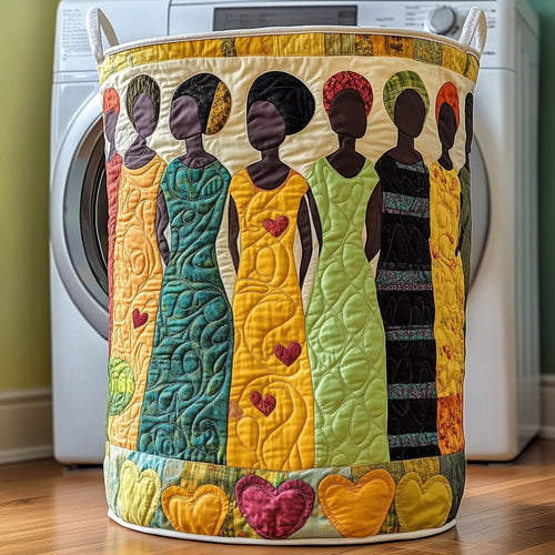 Melanin Quilted Laundry Basket GFTONT3216