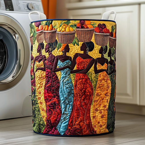 Melanin Queen Quilted Laundry Basket GFTONT3222