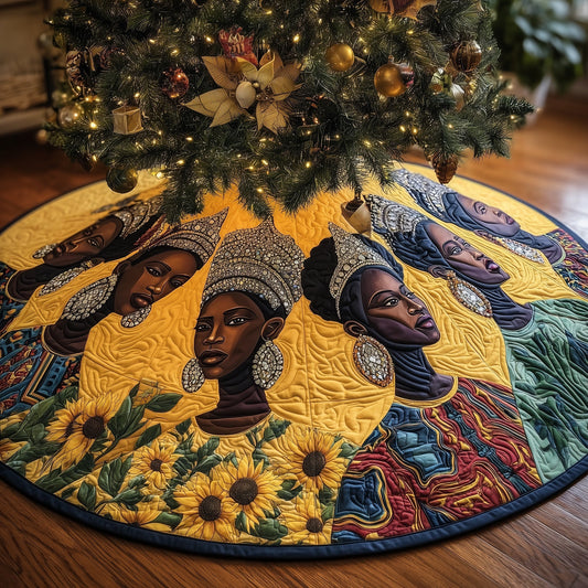 Melanin Queens Quilted Tree Skirt GFTONT4362