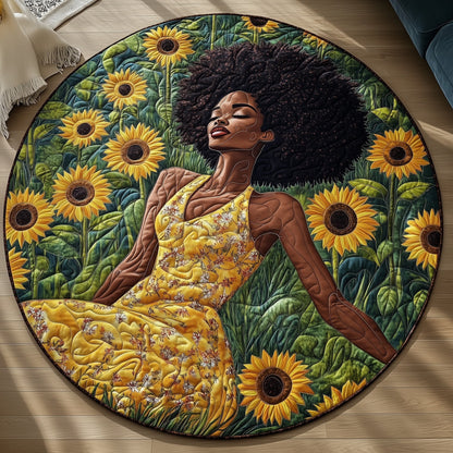 Elegant Peace Quilted Round Mat GFTONT4368