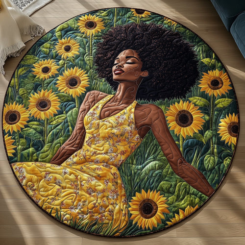 Elegant Peace Quilted Round Mat GFTONT4368