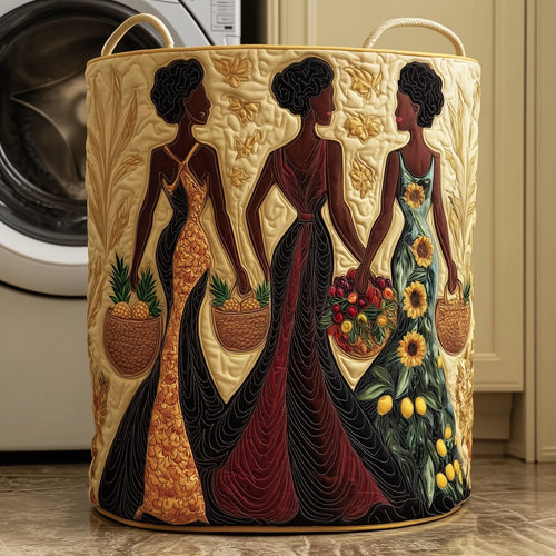 Melanin Quilted Laundry Basket GFTONT4455