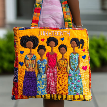 Juneteenth Quilted Tote Bag GFTONT451