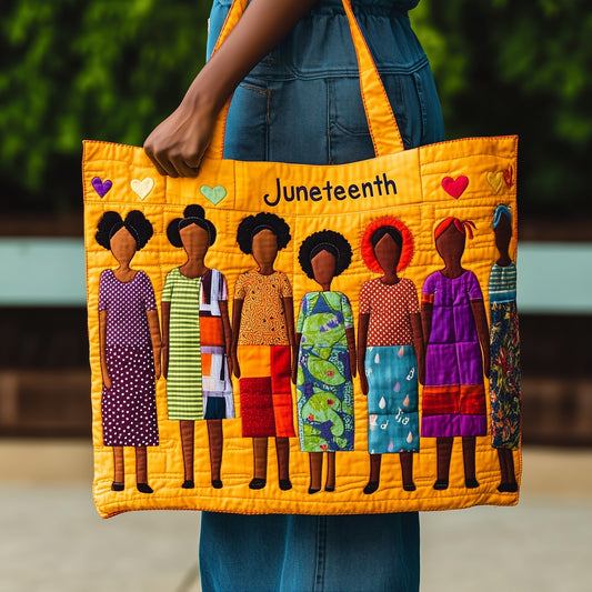 Juneteenth Quilted Tote Bag GFTONT453