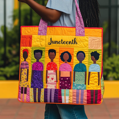 Juneteenth Quilted Tote Bag GFTONT456
