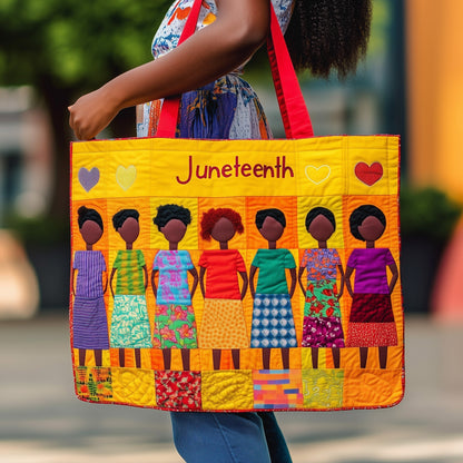 Juneteenth Quilted Tote Bag GFTONT457